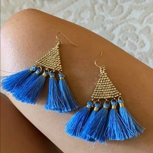 Dangly statement earrings